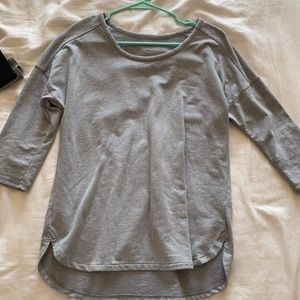 Grey Athleta sweater